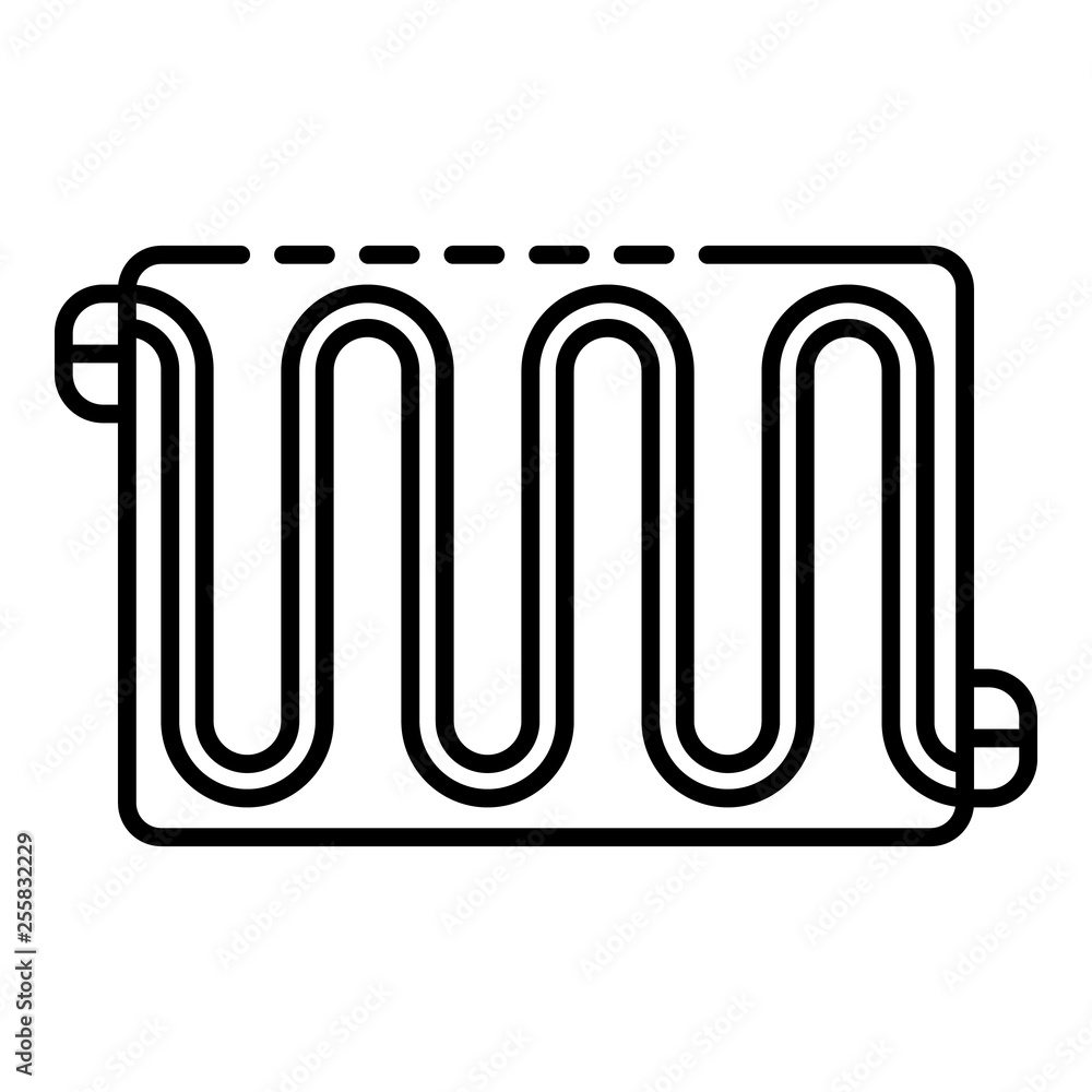 Pool heating icon. Outline pool heating vector icon for web design isolated on white background Pool heating icon. Outline pool heating vector icon for web design isolated on white background