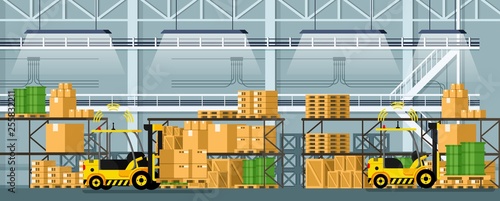 Warehouse Automatic Distribution Forklift Car