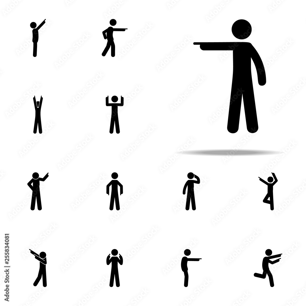 man finger icon. Man Pointing Finger icons universal set for web and mobile man finger icon. Man Pointing Finger icons universal set for web and mobile