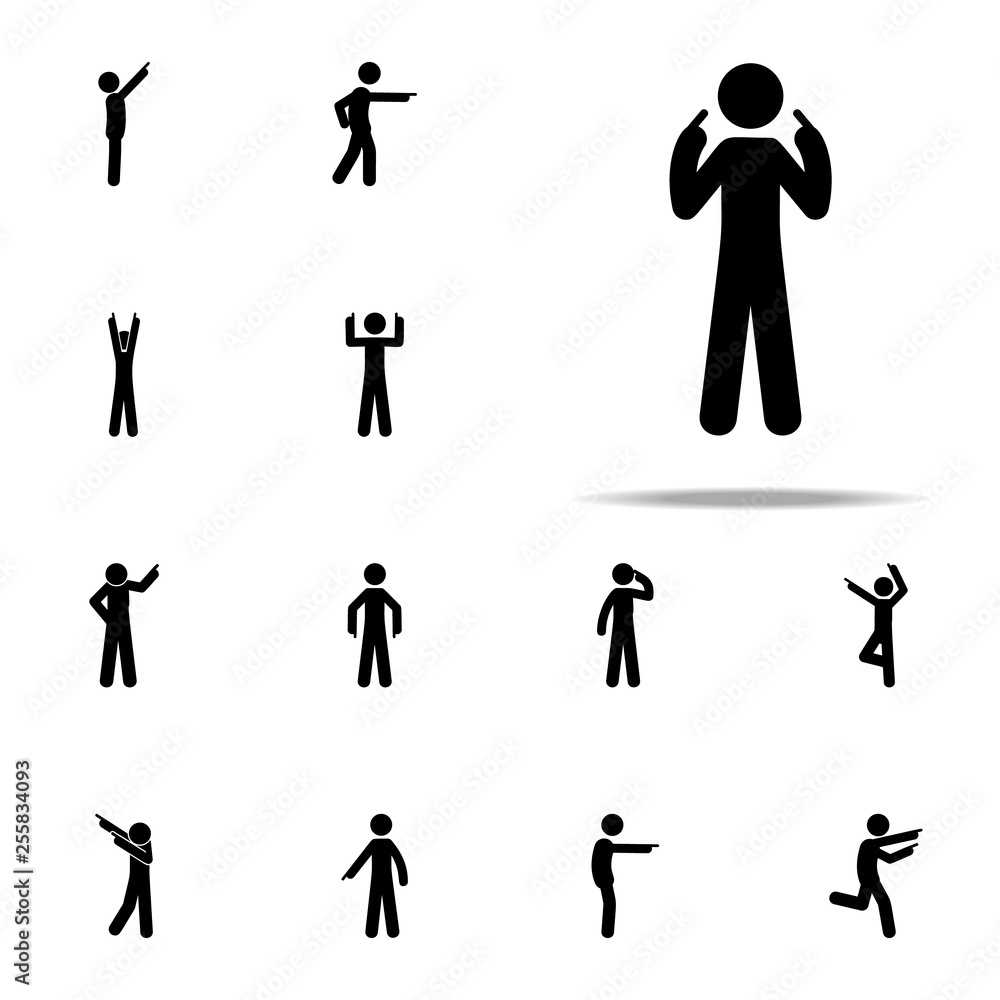 man myself, finger icon. Man Pointing Finger icons universal set for web and mobile man myself, finger icon. Man Pointing Finger icons universal set for web and mobile