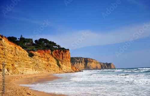 Beautiful beach of Lagos, Algarve province