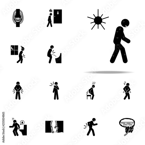 lupus, skin icon. Pain People icons universal set for web and mobile