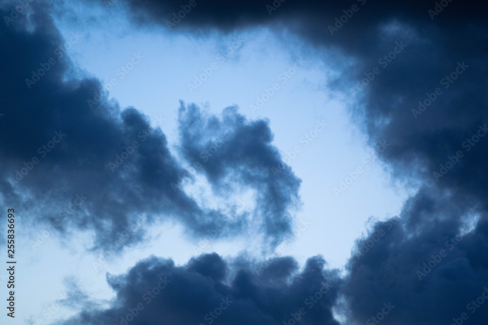 Blue Clouds Close Up