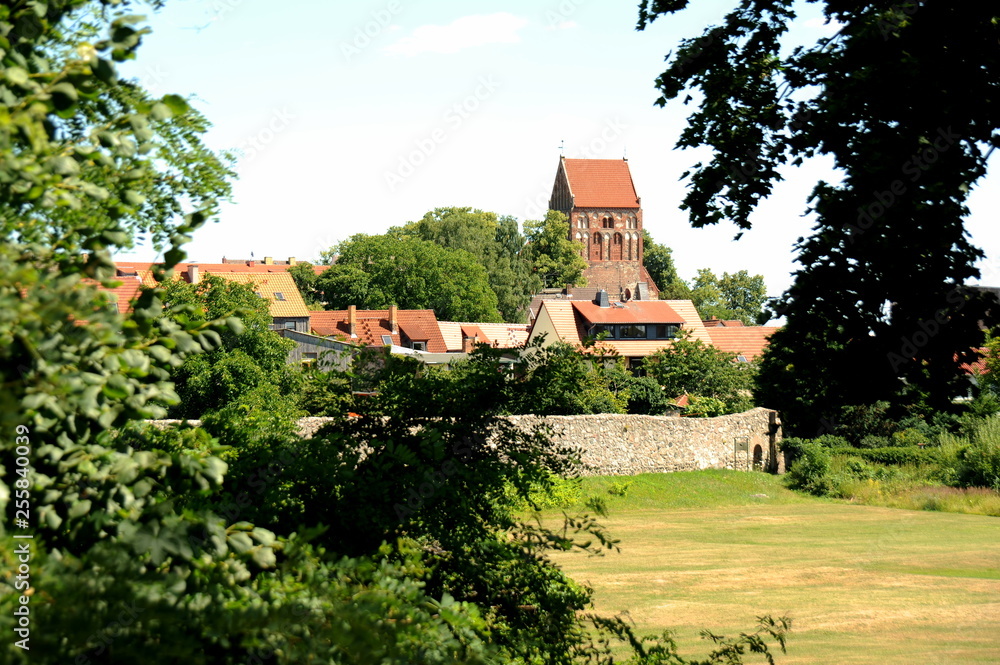 Lychen, alte Stadtmauer