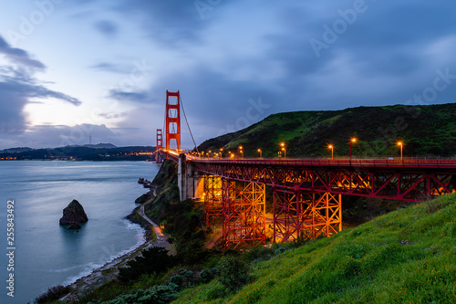 Sunrise over Fort Point 