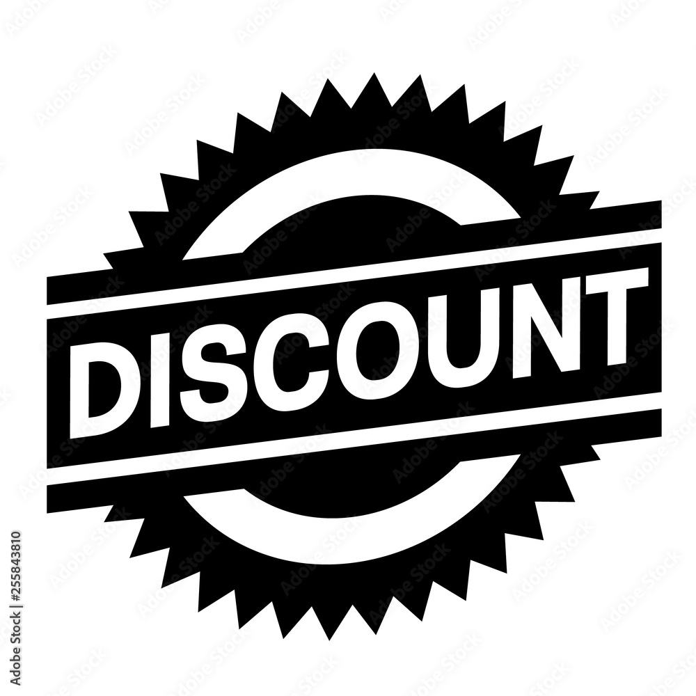 discount stamp on white discount stamp on white