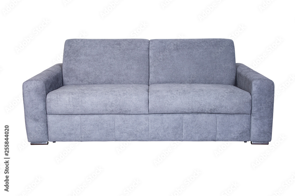 Obraz premium Isolated contemporary grey sofa