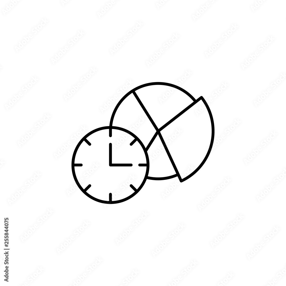 Time management, time, hour, clock icon. Element of time management icon. Thin line icon for website design and development, app development. Premium icon Time management, time, hour, clock icon. Element of time management icon. Thin line icon for website design and development, app development. Premium icon