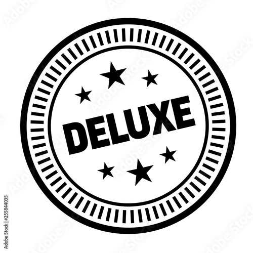 deluxe stamp on white