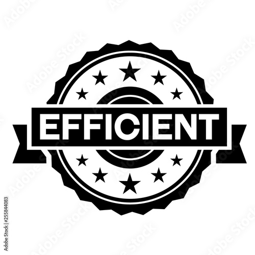 efficient stamp on white