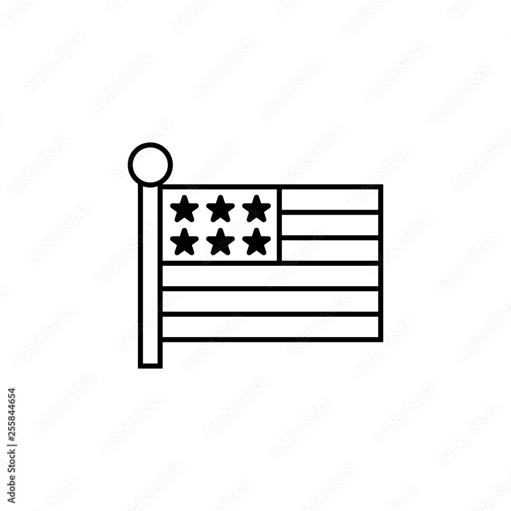 American, flag, icon. Modern American USA vector icon - Vector. Can be used for web, mobile American, flag, icon. Modern American USA vector icon - Vector. Can be used for web, mobile