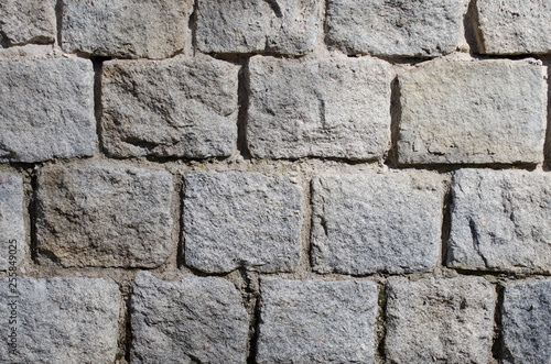 Big Stone Block Wall Path