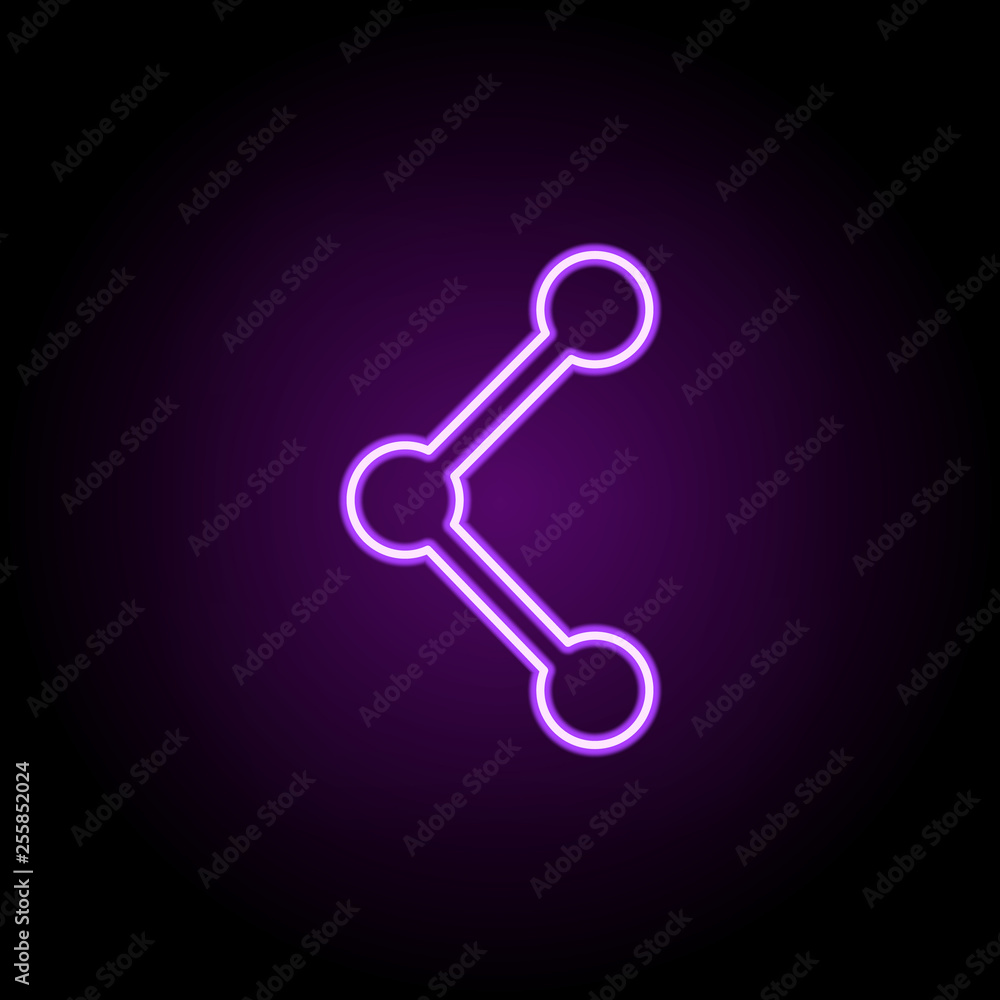 simple sharing icon. Elements of Web in neon style icons. Simple icon for websites, web design, mobile app, info graphics simple sharing icon. Elements of Web in neon style icons. Simple icon for websites, web design, mobile app, info graphics