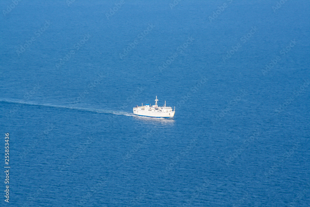 big boat view over the the sea big boat view over the the sea