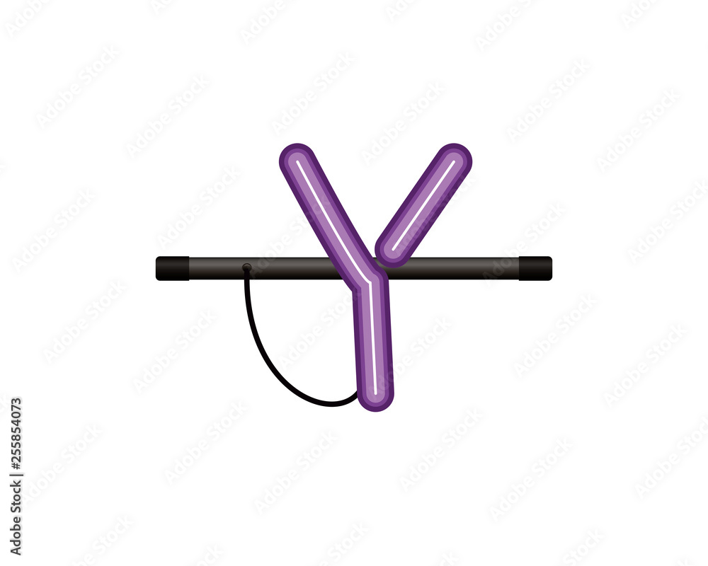 neon light letter isolated icon neon light letter isolated icon