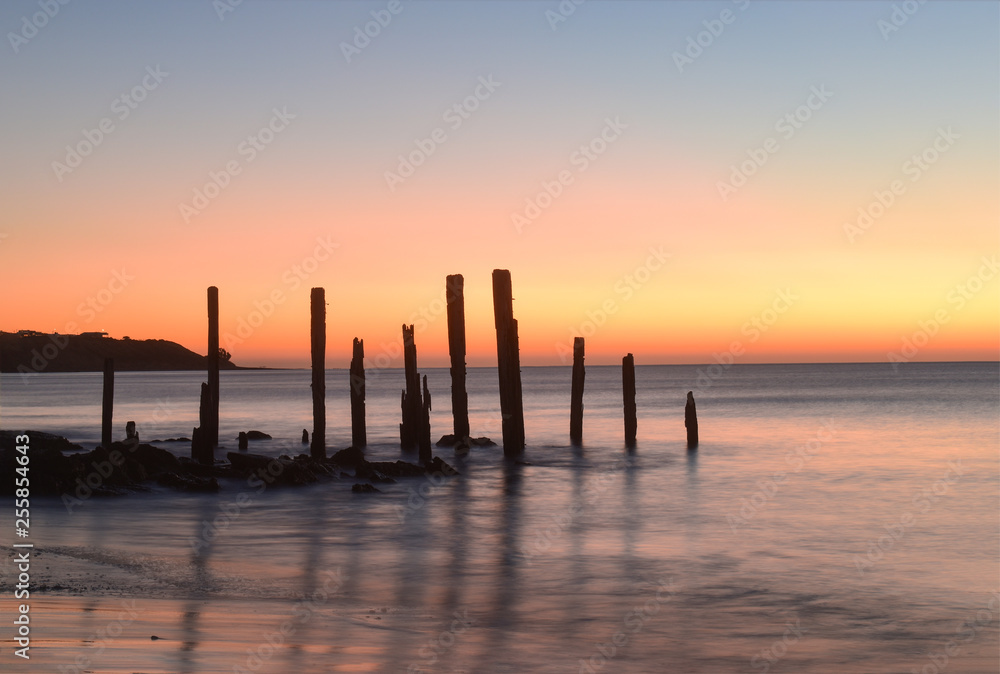 Fototapeta premium Port Willunga at sunset