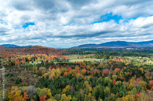 Fall color in Lake Placid NY