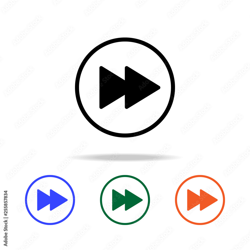 fast-forwarding mark icon. Elements of simple web icon in multi color. Premium quality graphic design icon. Simple icon for websites, web design, mobile app, info graphics fast-forwarding mark icon. Elements of simple web icon in multi color. Premium quality graphic design icon. Simple icon for websites, web design, mobile app, info graphics