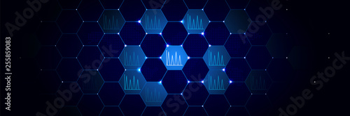 triangles info icon from online and web filled set in the technological comb background