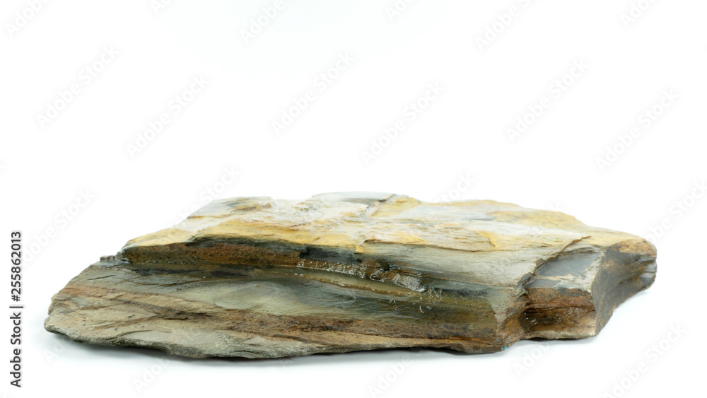Rock isolated on white background. for product display, Blank for mockup design..
