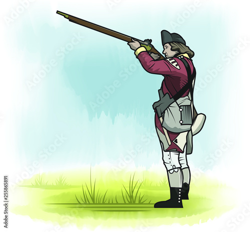 British Red Coat Soldier