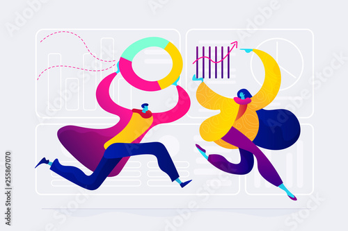 Business Intelligence concept vector illustration.