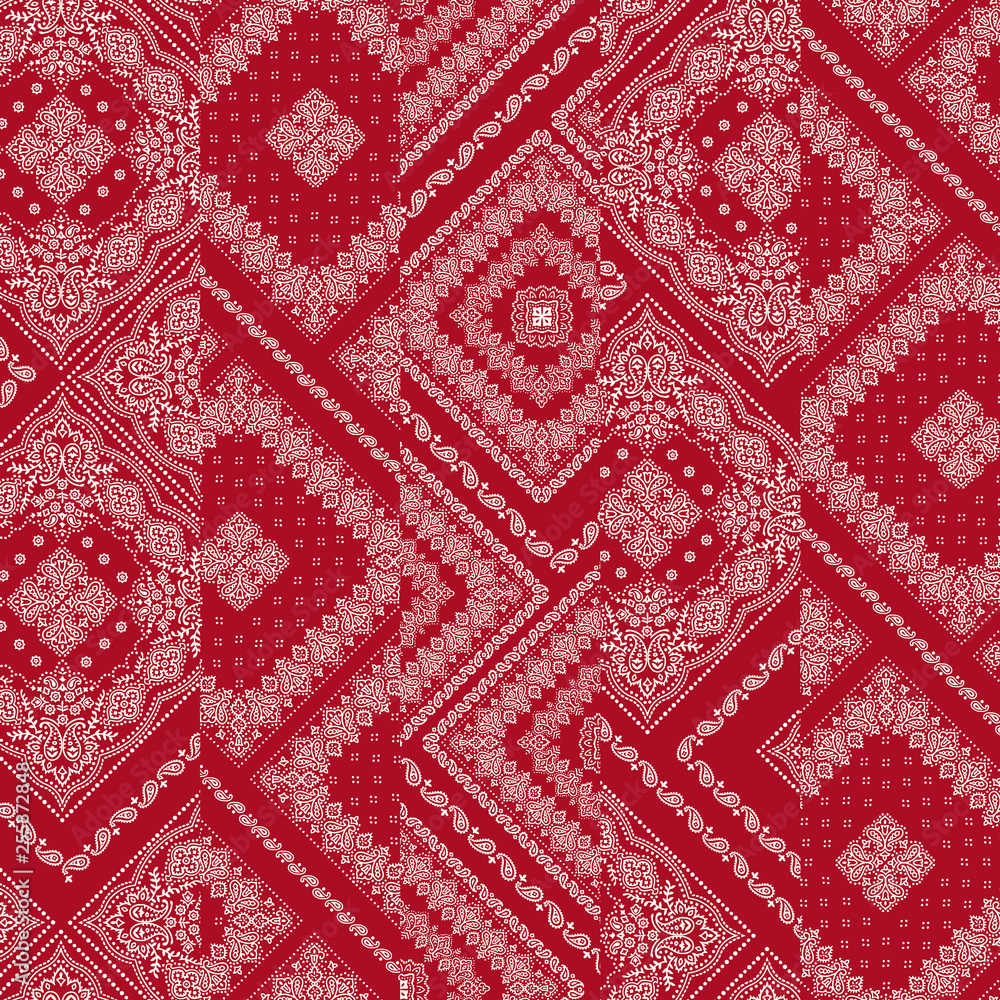 Bandanna pattern design Bandanna pattern design