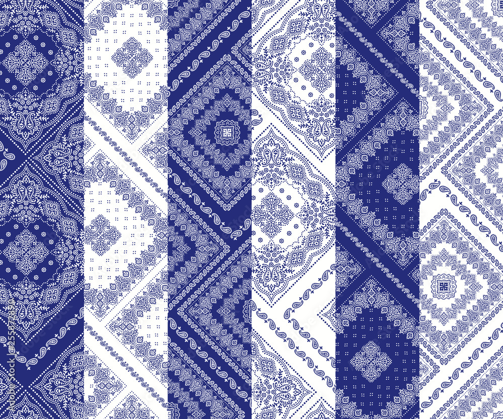 Bandanna pattern design Bandanna pattern design