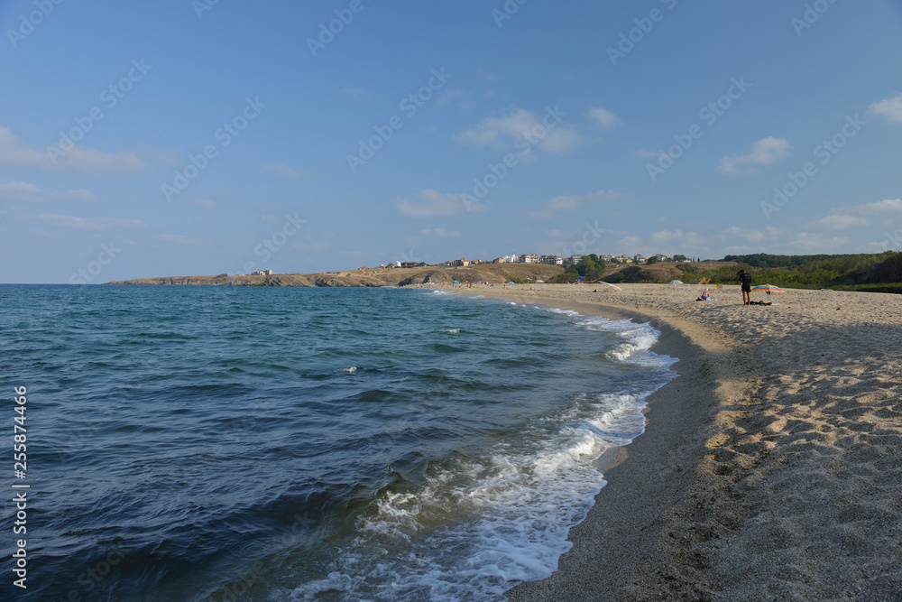 SINEMORETS, BULGARIA, sunny day on Butamyata beach , Bulgaria. SINEMORETS, BULGARIA, sunny day on Butamyata beach , Bulgaria.
