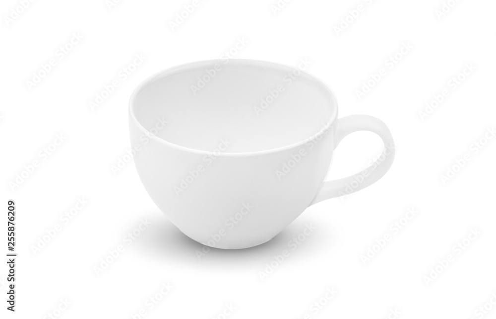 Cup on white background. Cup on white background.