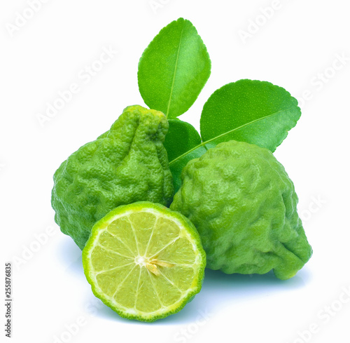 Bergamot isolated on white background
