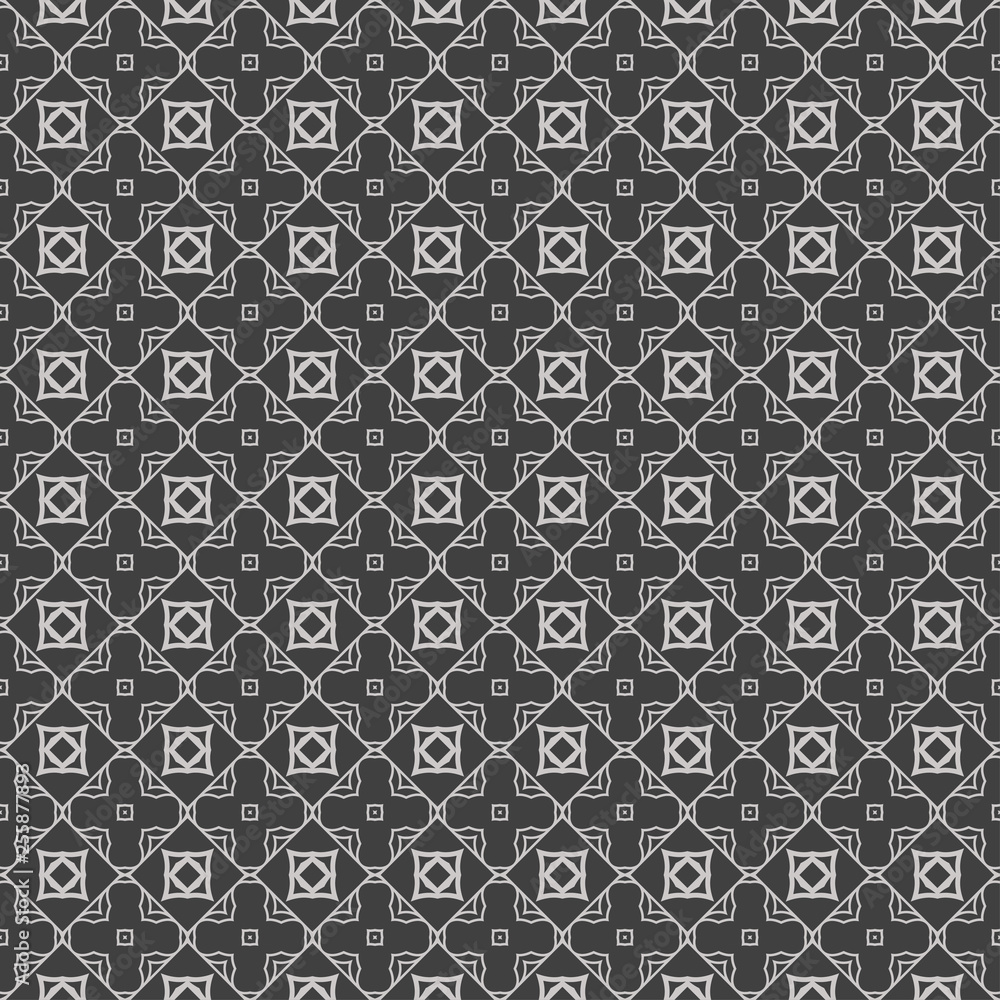 Beautiful Seamless Lace Geometric Ornament Vector Illustration. Abstract. grey color Beautiful Seamless Lace Geometric Ornament Vector Illustration. Abstract. grey color