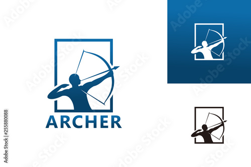 Archer Logo Template Design Vector  Emblem  Design Concept  Creative Symbol  Icon