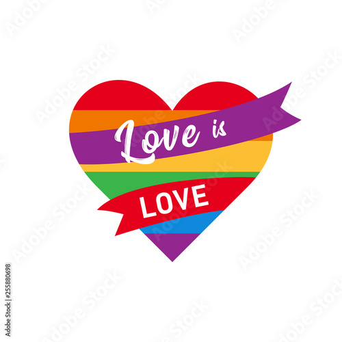 love is love pride LGBT gay sign