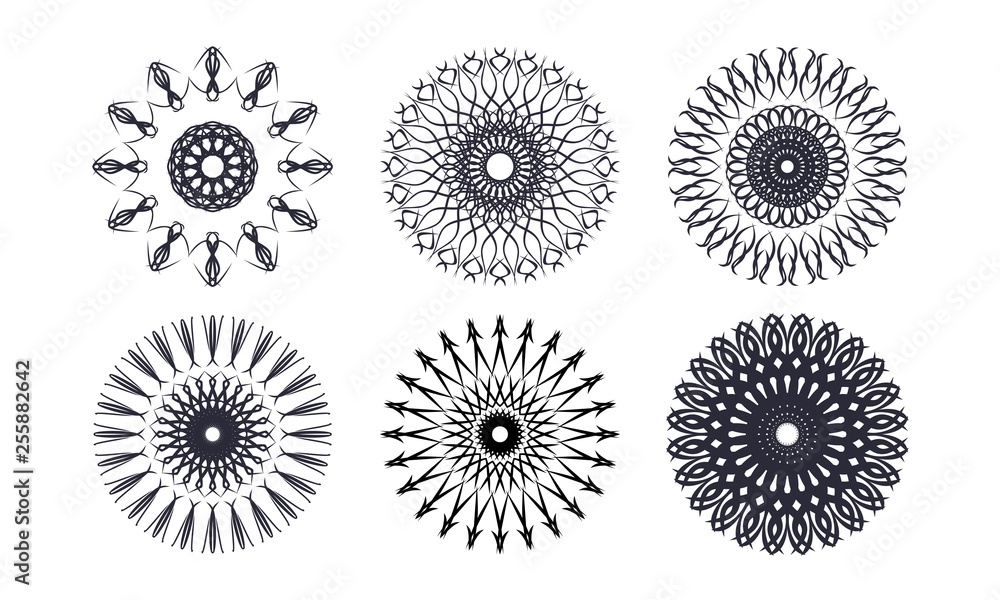 Set of Modern Mandala Geometry