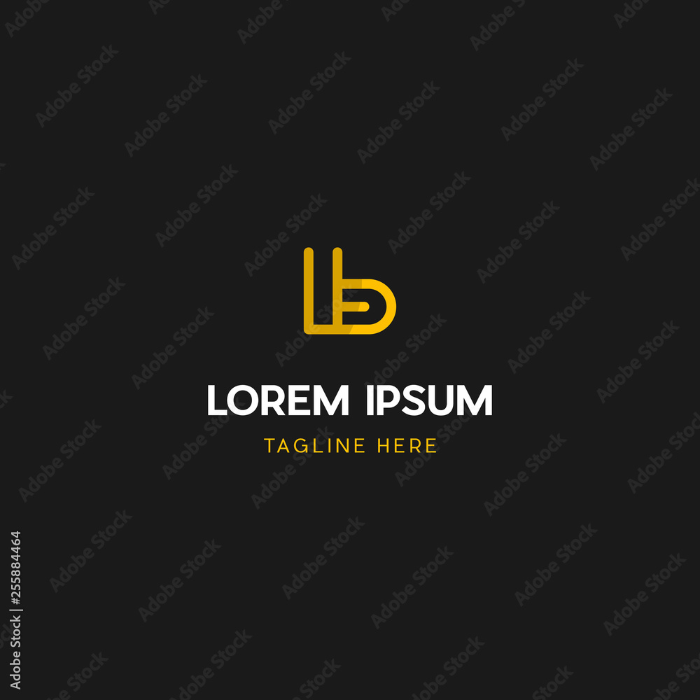 Letter B Outline Technology Creative Logo Design Letter B Outline Technology Creative Logo Design
