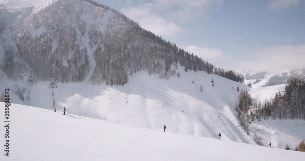 Snowy mountains in the austrian alps Snowy mountains in the austrian alps