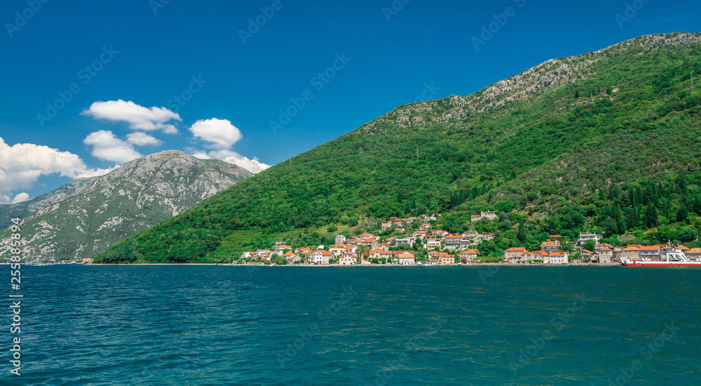 Kamenari-Lepetane Ferry in the Bay of Kotor, Montenegro