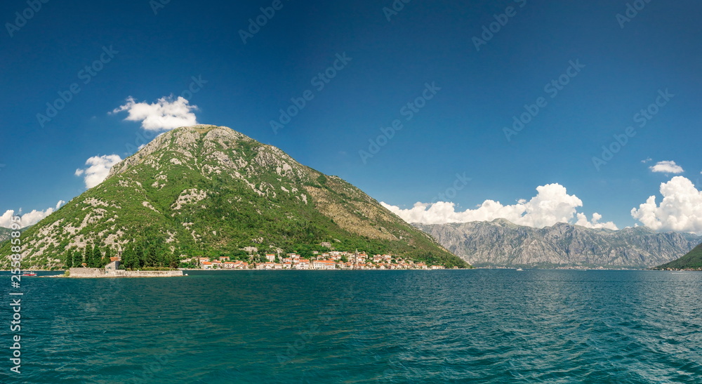 Kamenari-Lepetane Ferry in the Bay of Kotor, Montenegro