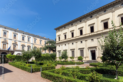 Building of Villa Farnesina in Trastavete district in city of Rome, Italy © Stoyan Haytov