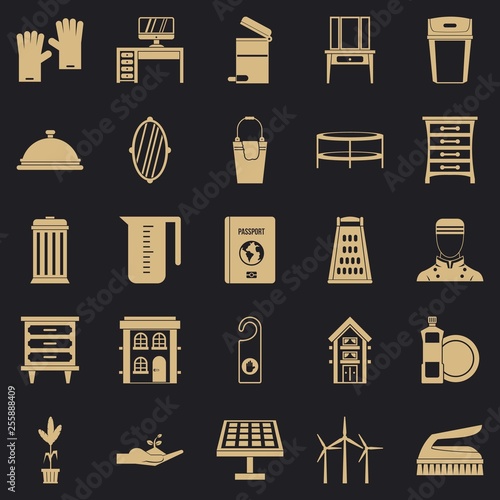 Refinement icons set. Simple set of 25 refinement vector icons for web for any design
