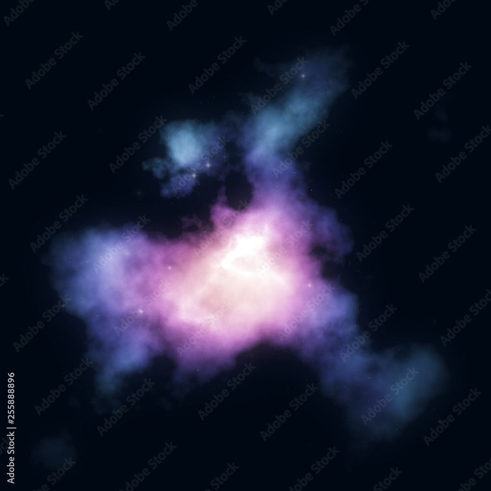 Milky way nebula galaxy with stars and space dust in the universe or cosmos. Dark night sky and a colorful dust cloud Milky way nebula galaxy with stars and space dust in the universe or cosmos. Dark night sky and a colorful dust cloud
