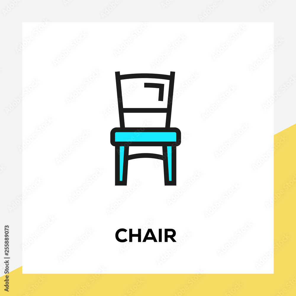 CHAIR LINE ICON SET CHAIR LINE ICON SET
