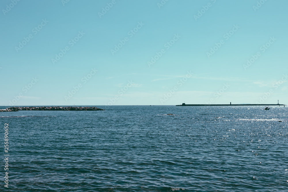 Panoramic view of Ligurian sea from Terrazza Mascagni Panoramic view of Ligurian sea from Terrazza Mascagni