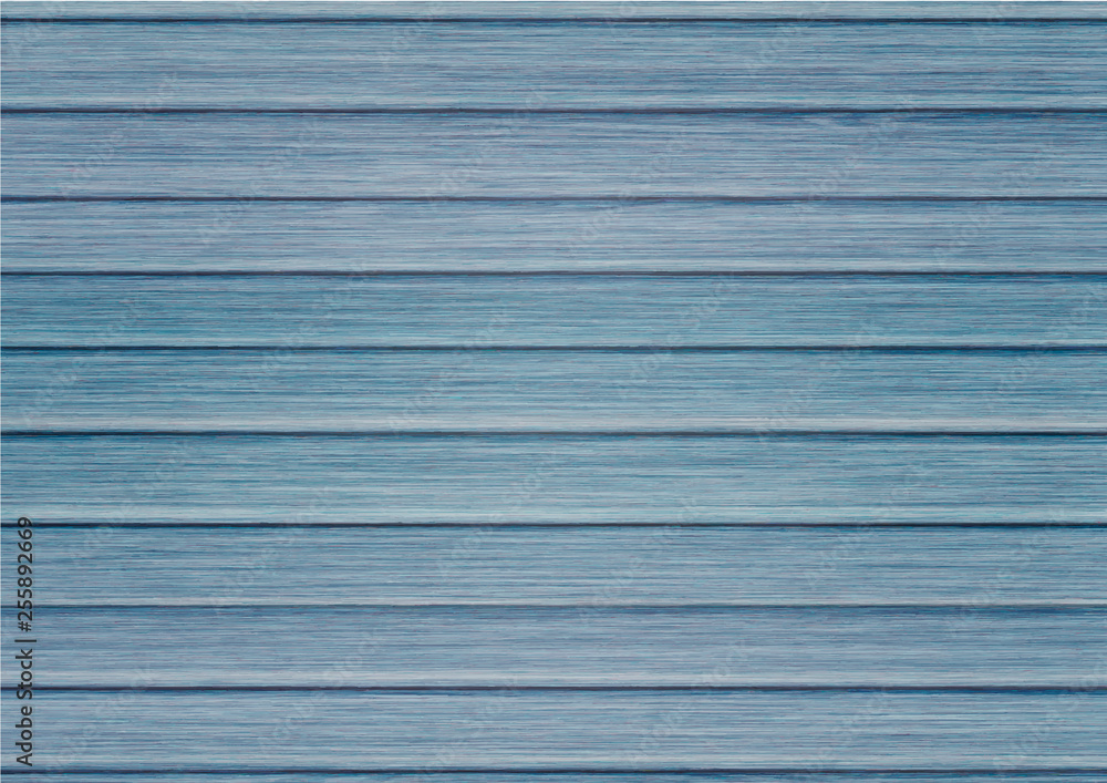 Obraz premium Wooden background. Wood texture. Horizontal wooden boards. vector illustration. eps