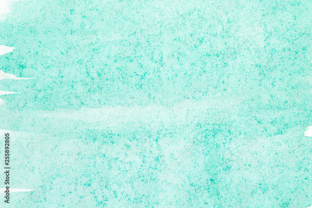 Obraz premium Abstract watercolor art hand paint on white background. Watercolor background