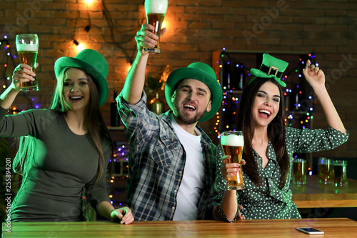 Young people celebrating St...