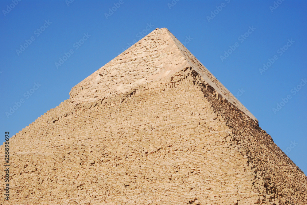 The pyramid of Kefren in Cairo, Giza, Egypt The pyramid of Kefren in Cairo, Giza, Egypt