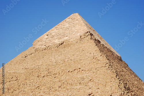 The pyramid of Kefren in Cairo, Giza, Egypt photo
