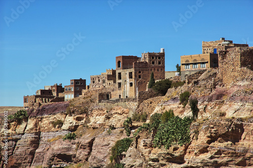 Kawkaban, Yemen, Arab village photo